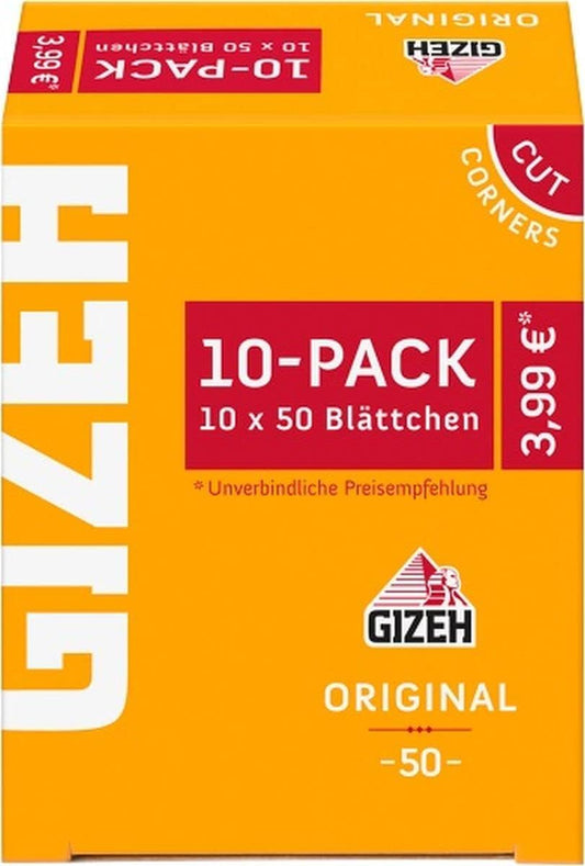 Gizeh Original Gelb 10 x 50