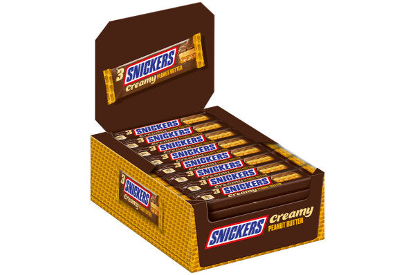 Snickers creamy peanut butter 32x55g